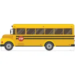 SCHOOL BUS - GIANT STANDUP/CUTOUT - BRAND NEW 3874