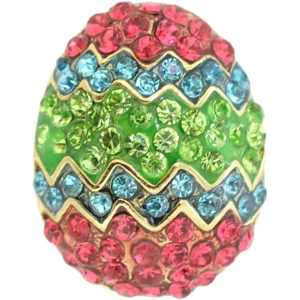 Fantasyard Easter Egg Brooch - Multicolor - 0.75 x 0.875 in. 1005122