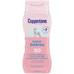 Coppertone, Sunscreen Lotion, Water Babies, SPF 50, 8 fl oz (237 ml)