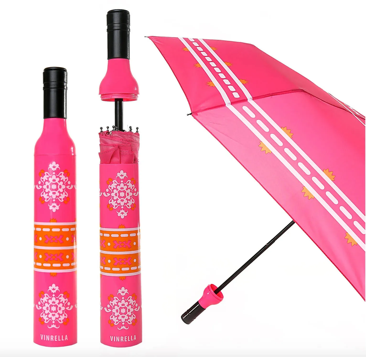 Vinrella Boho Wine Bottle Umbrella