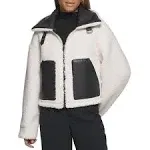 Levi's Reversible Faux Shearling Jacket Blk Cream