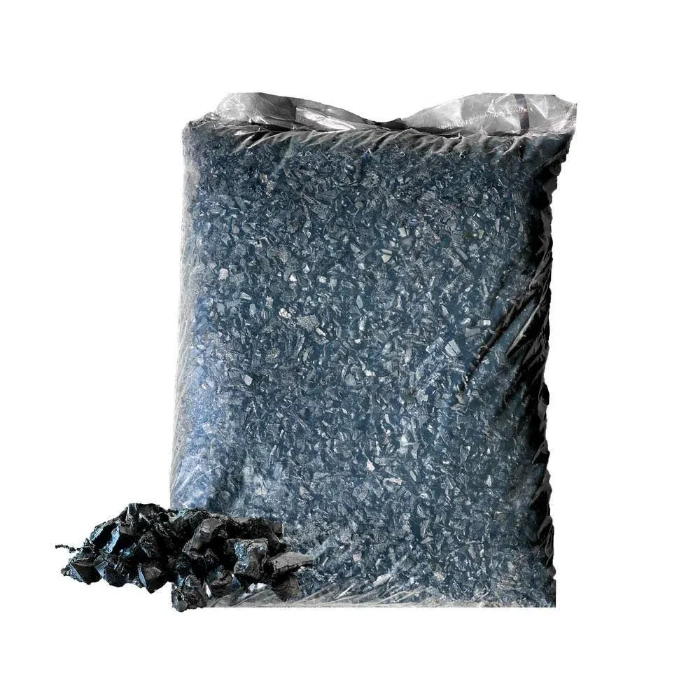 Viagrow VBlackRM Black Playground & Landscape 1.5 CF Bag (11.2 Gallons / 42.3 Liters) Rubber Mulch