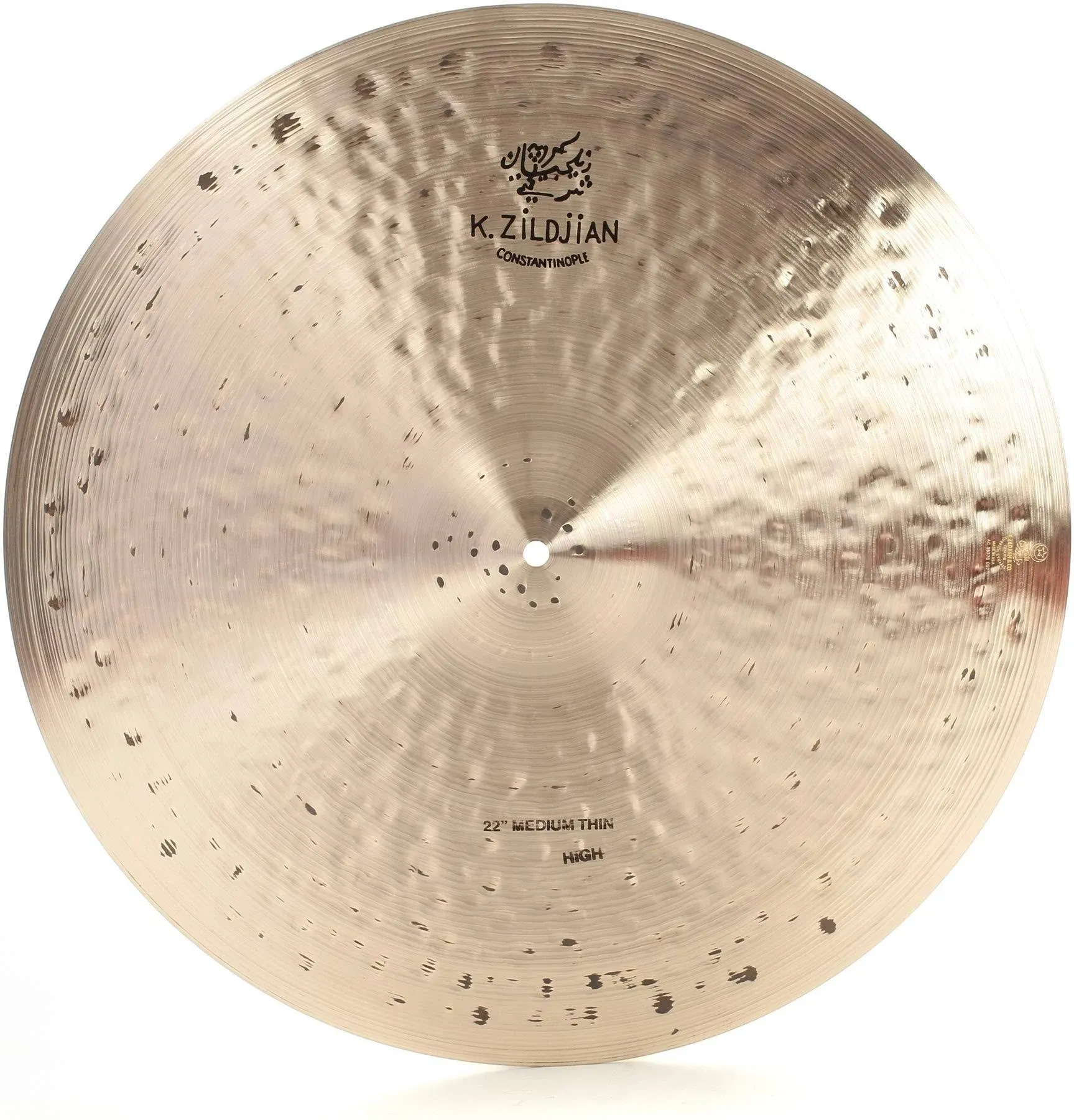 Zildjian K Constantinople Ride Medium Thin Ride High Cymbal, 22"