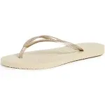 Havaianas Slim Zehentrenner, Sommerschuh, Schlappen, Poolsildes mit weichem Zehensteg