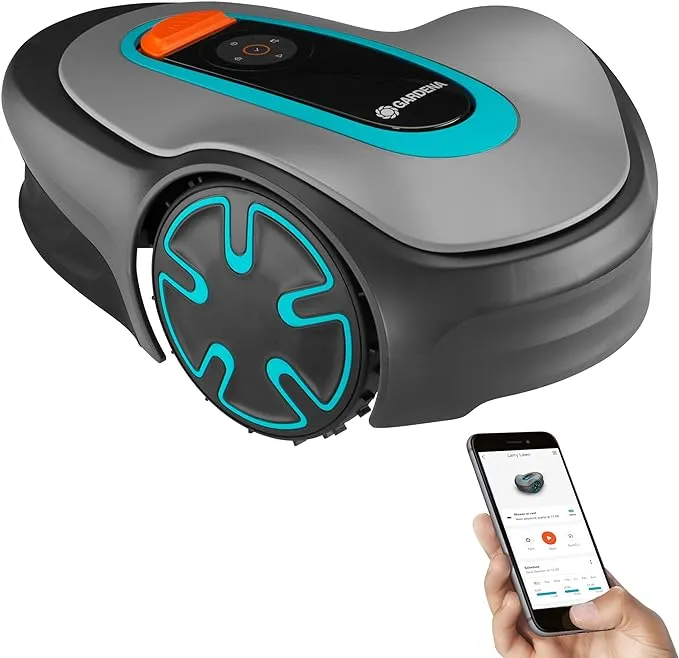 Gardena Sileno Minimo Automatic Robotic Lawn Mower with Bluetooth App.