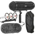 Movo BWS1000 Blimp Wind & Vibration Protection System for Shotgun Microphones