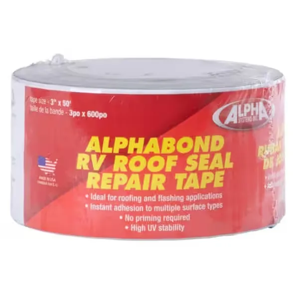 Unbranded 3 in. x 50 ft. ALPHABOND Roofing Tape, White 862408