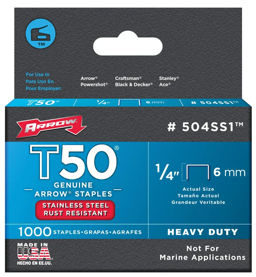 Arrow T50 Staples