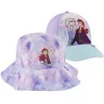 Disney Kids Bucket Girl&#039;s, Frozen Elsa &amp; Anna Toddler B<wbr/>aseball Cap