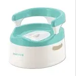 Jool Baby Potty Training Chair for Toddler Toilet Training - Handles, Back Support, & Splash Guard (Aqua)