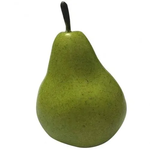 6pcs Fake Pears Artificial Fruits Vivid Green Pear for Home Fruit Shop Supermarket Desk Office Restaurant Decorations Or Props (Green)