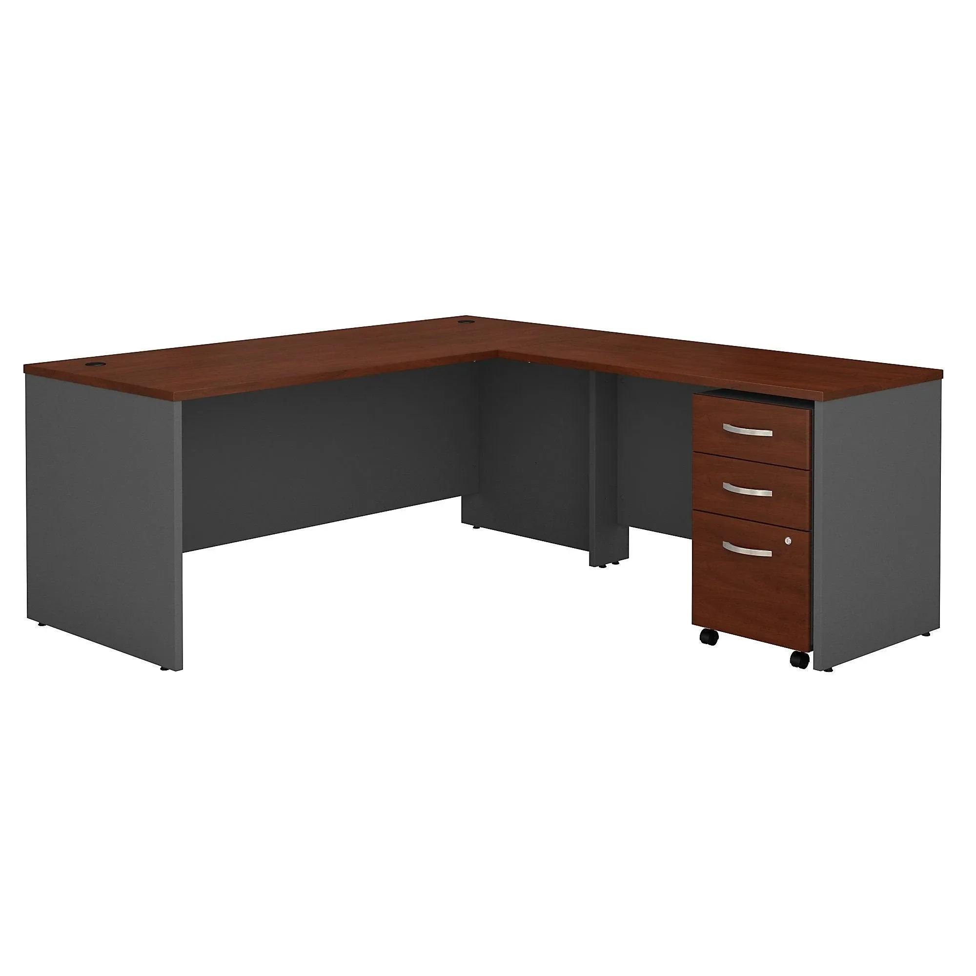 Bush Business Furniture Series C 72W L Shaped Desk with 48W Return and...