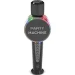 Singing Machine Wireless Karaoke Microphone for Kids & Adults, Party Machine Mic (Black) - Portable Handheld Bluetooth Microphone with Speaker & Voice Changer Effect - Karaoke Mic for Singing