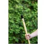 Long Handle Weeder & Cultivator Garden Tool - Forged Steel Blade - Natural 54-Inch Hardwood Handle - Ergonomically Designed