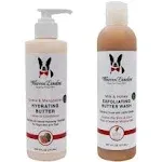 Warren London 8oz Butter Combo - Premium Dog Shampoo Conditioner - Exfoliating Wash with Fragrant Leave in Conditioner - Detang