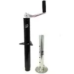 Southwest Wheel 5,000 lbs Top Wind A-Frame Trailer Jack w/Zinc Adjustable Drop Leg