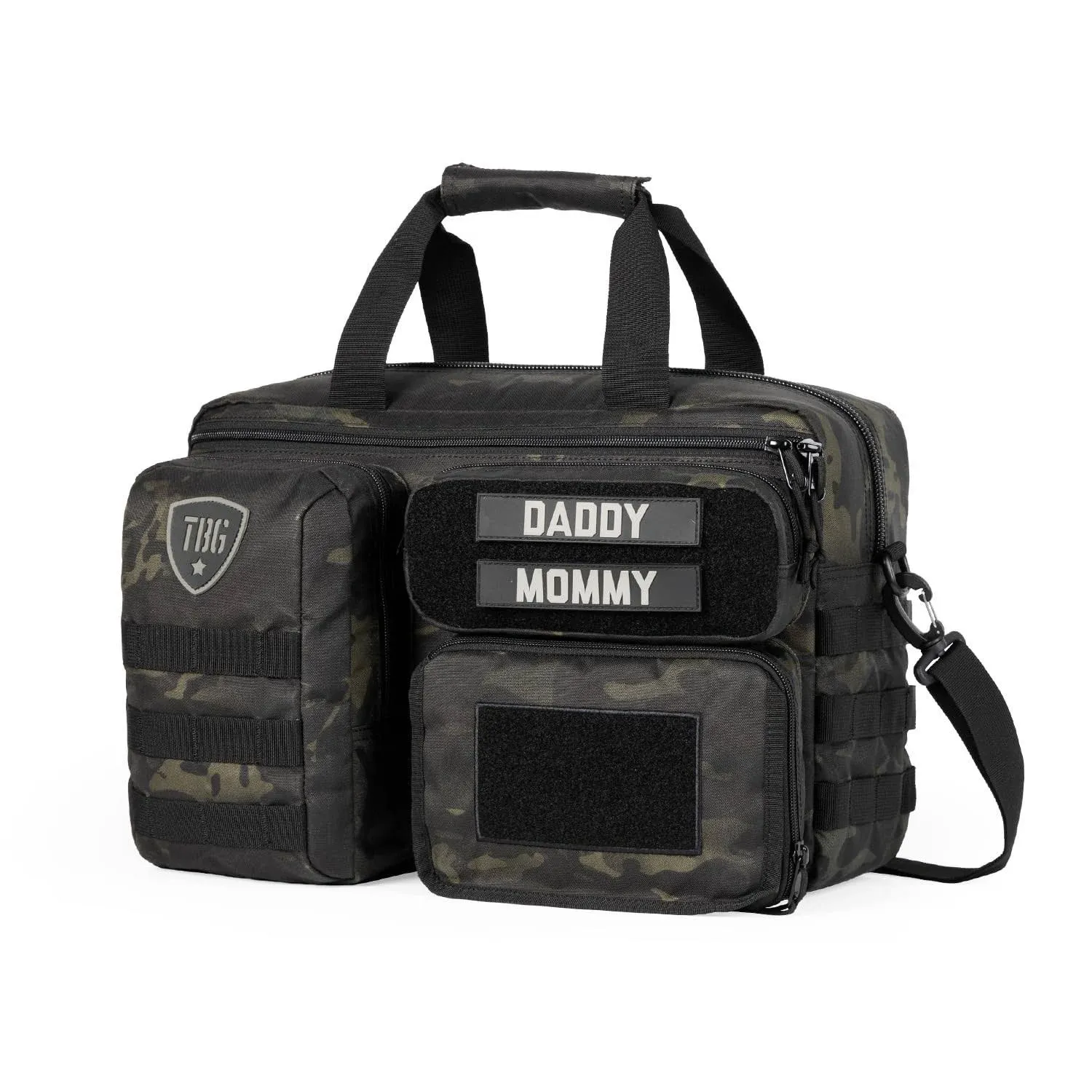 Tactical Baby Gear 4th Gen Tactical Diaper Bag for Dads w/Included Changing Mat, Stroller Straps