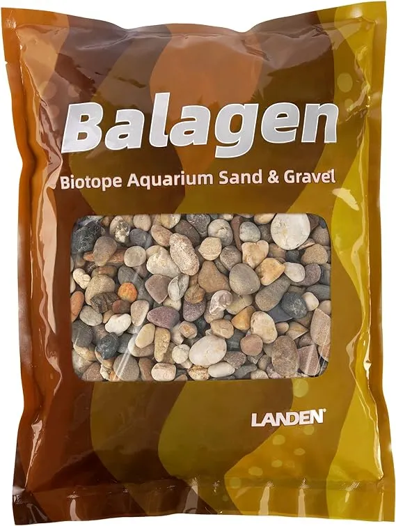 LANDEN Namale Aquarium Sand 44 lbs(12L), Super Natural for Aquarium Landscapi...