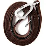 Mighty Paw Leather Dog Leash | 6 Ft Leash. Super Soft Padded Handle Leather Lead