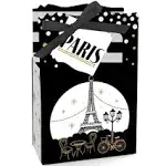 Stars Over Paris - Parisian Themed Party Favor Boxes - Set of 12