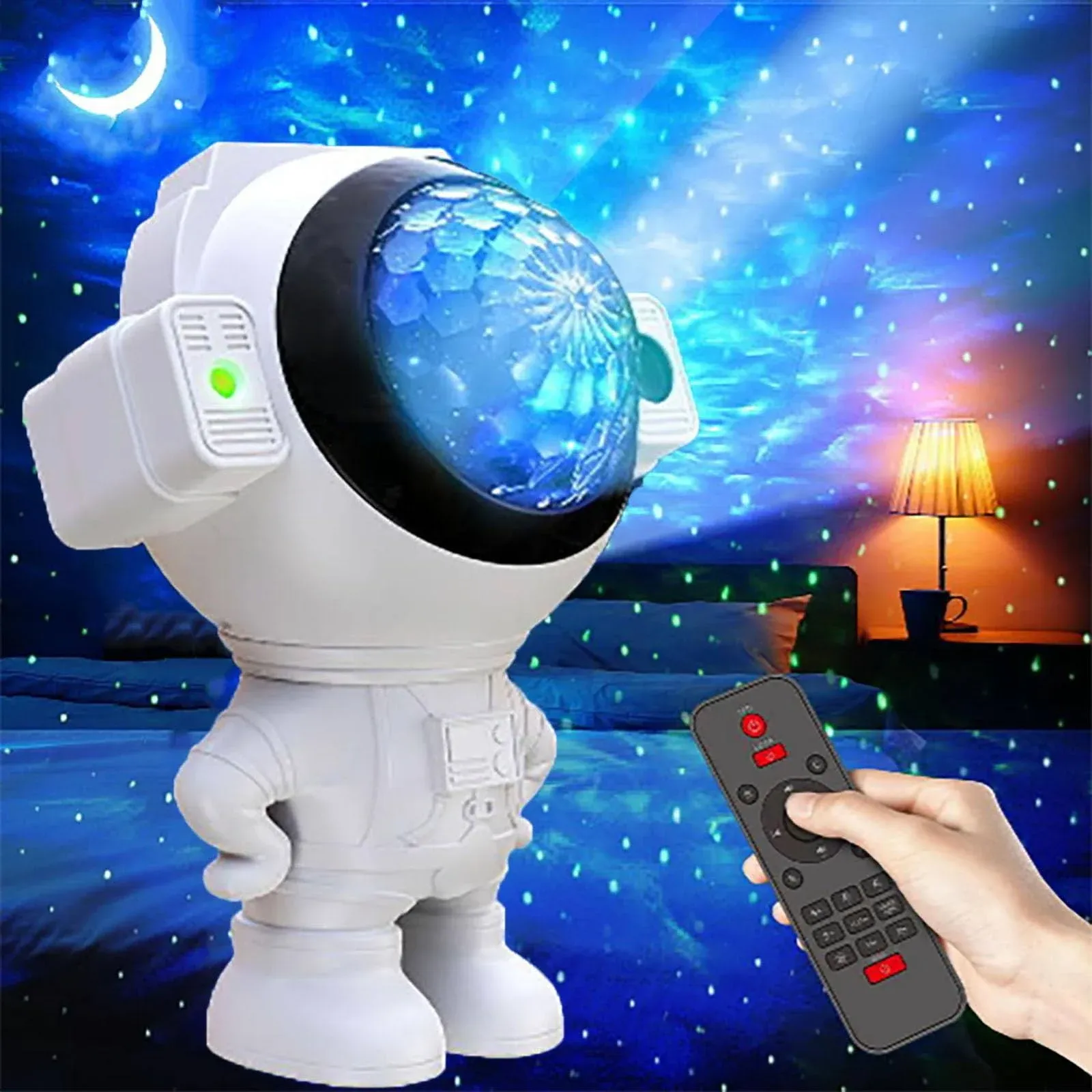 1pc Star Projection Light, Space Galaxy Luminous Projector With Remote Control Timer Sound For Adults, Room Decor, Christmas, Birthday Party Favors