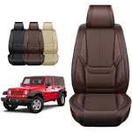 OASIS AUTO Wrangler JK JL Accessories Seat Covers 2007-2025 Custom Fit 2/4 Do...