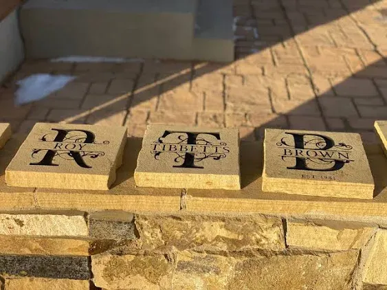 Personalized Decorative Garden Stones Engraved with Any Message, Indoor or Outdoor Welcome Stones Memorial Stones Cemetery Decorations for Housewarming,Memorial Gifts Special Day Gifts,11"X8"