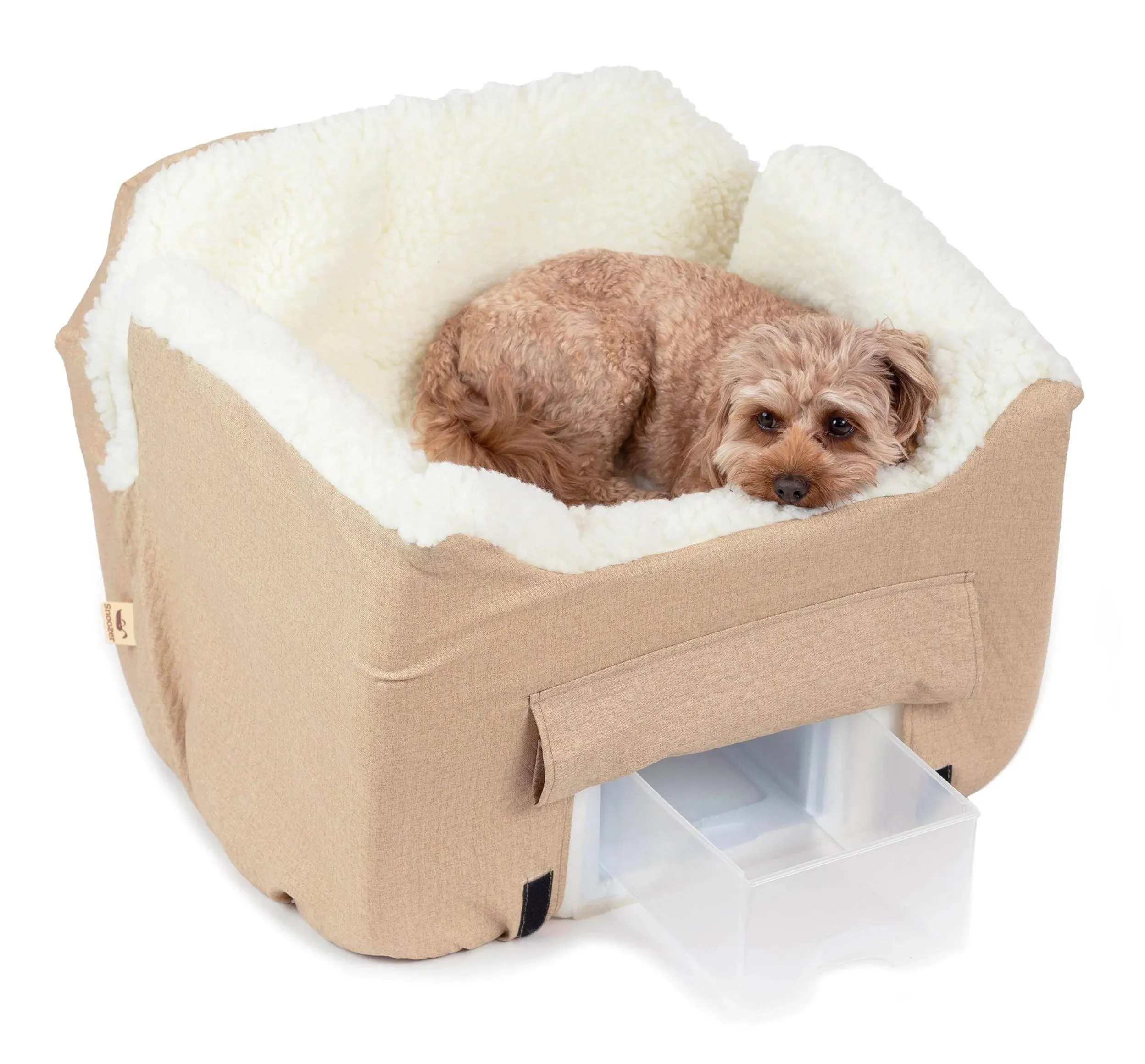 Snoozer Classic Lookout II Dog Car Seat - Birch Diamond - Medium