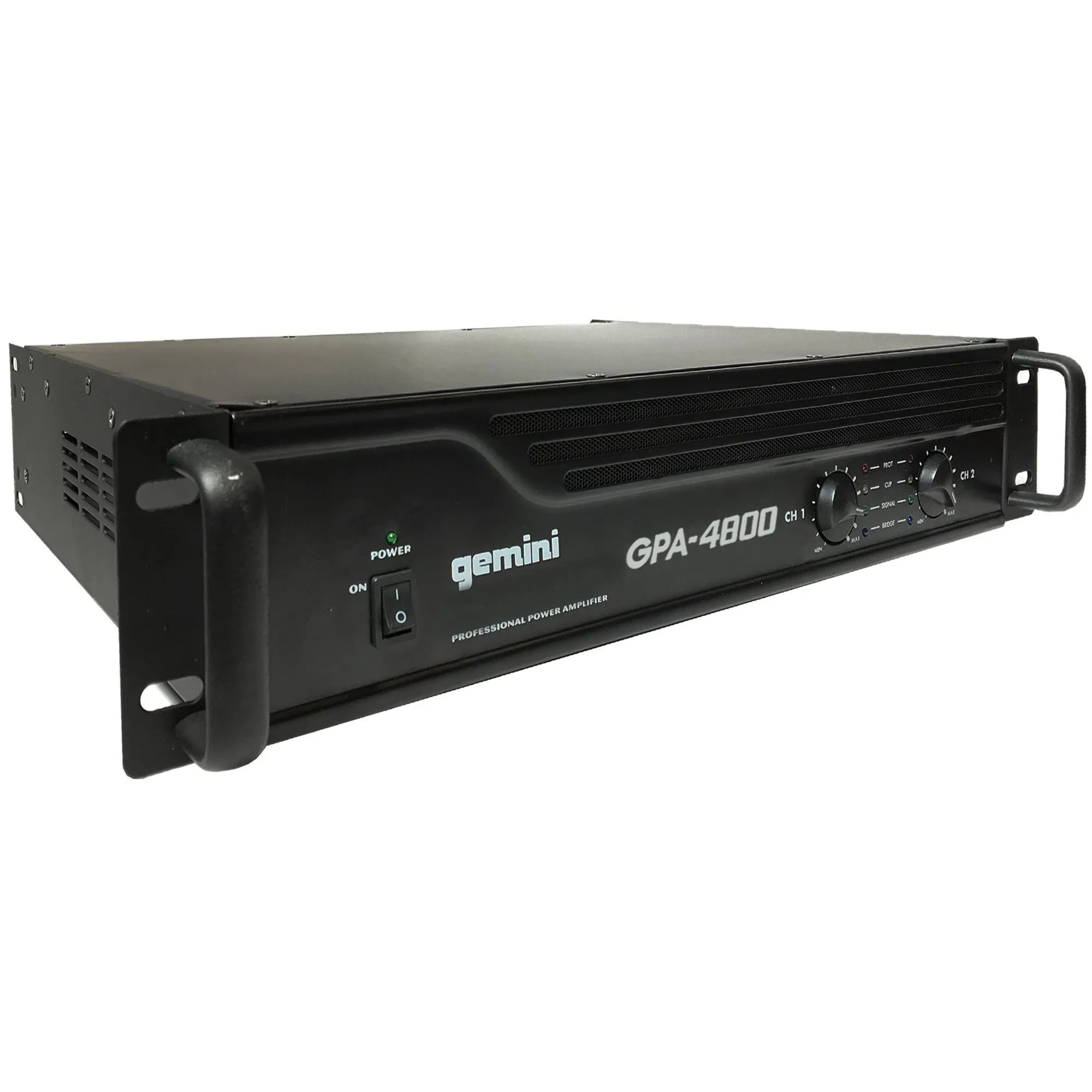 Gemini Pro XGA-4000 4000W 2 Channel Power DJ Amplifier 2U Rack Mount Amp Stereo