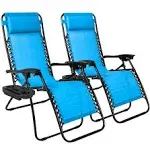 Best Choice Products Set of 2 Zero Gravity Lounge Chair Recliners