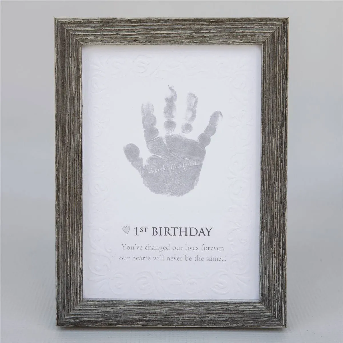 The Grandparent Gift Baby's First Birthday Keepsake Kit for Hand or Footprint ...