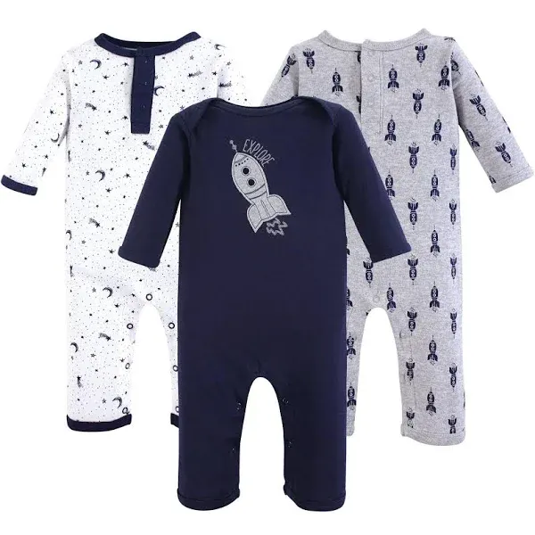 Yoga Sprout Cotton Coveralls Spaceship / 0-3 Months