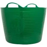 Red Gorilla Small Flexible Plastic Tub, Toy Storage, Laundry, Gardening & More, 14 Liter/3.7 Gallons, Green