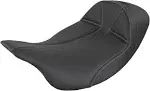 Saddlemen Black Carbon Fiber Dominator Solo Seat Harley FL Touring 08-Up