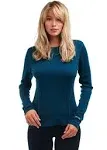 Merino.tech Merino Wool Base Layer Women 100% Merino Wool Midweight, Lightweight Long Sleeve Thermal Shirt + Wool Socks