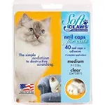 Soft Claws Nail Caps for Cats - Clear - Large