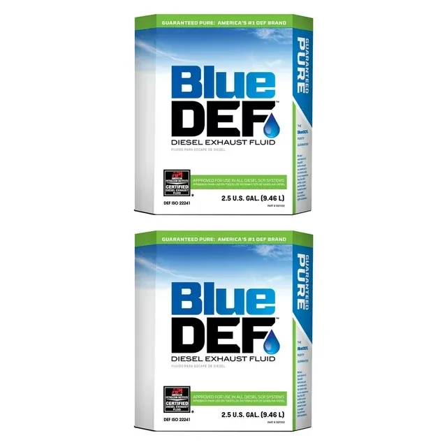 BlueDEF Diesel Exhaust Fluid Synthetic Urea Deionized Water 2.5 Gallon (5 Pack)