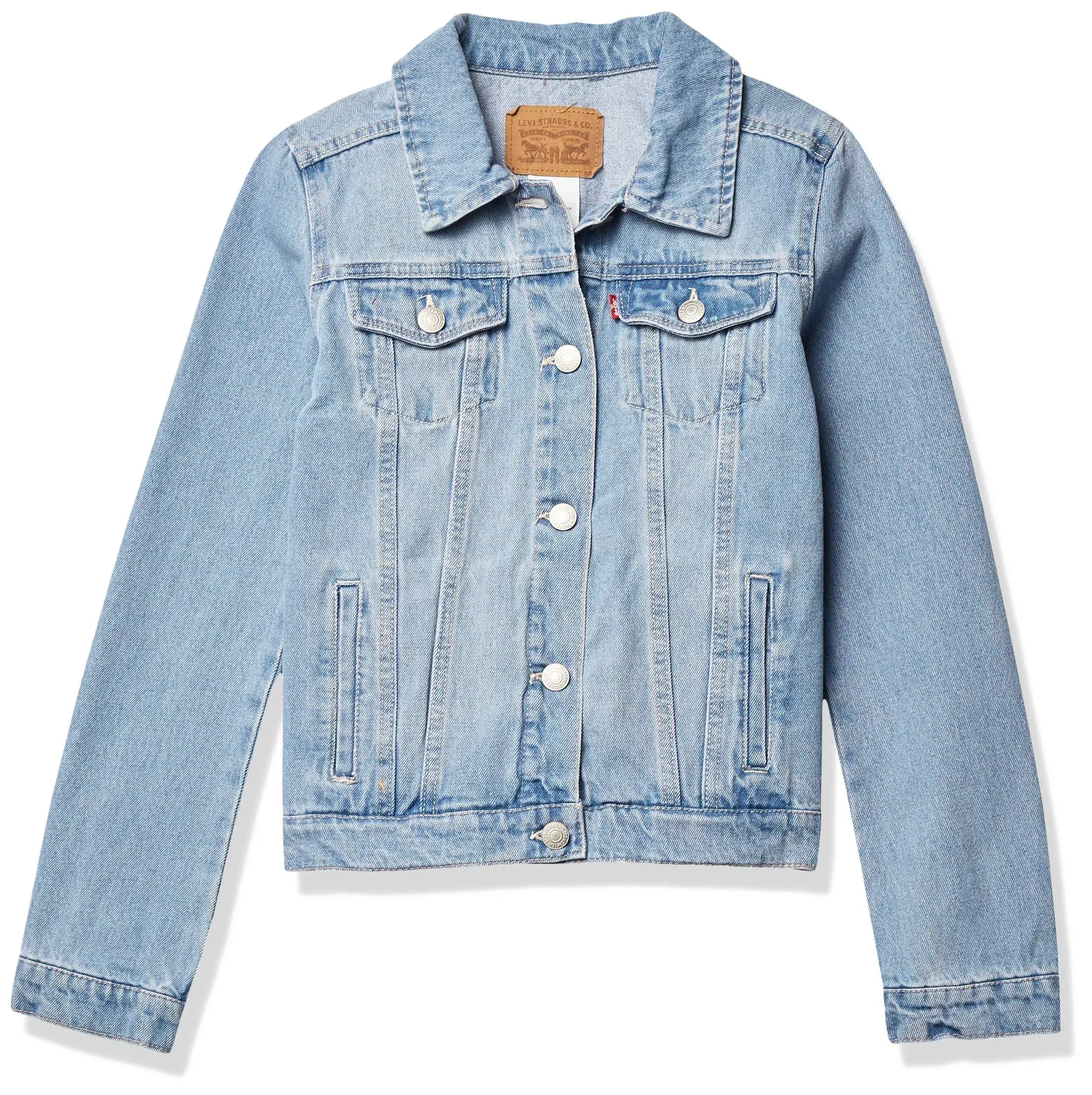 Levi's Girls' Toddler Girls Denim Trucker Jacket - Blue - 4T