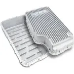 PPE Raw Aluminum Deep 10R140 Transmission Pan 2020+ Ford 6.7L Powerstroke Diesel