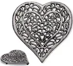 Cast Iron Heart Trivet Decorative Cast Iron Trivet For Kitchen Countertop Or Din