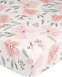 Crane Baby Parker Crib Fitted Sheet - Floral