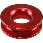 Ucreative Winch Snatch Recovery Ring 41000 lbs for Soft Shackle ATV UTV Recovery (Red) U-WRHL