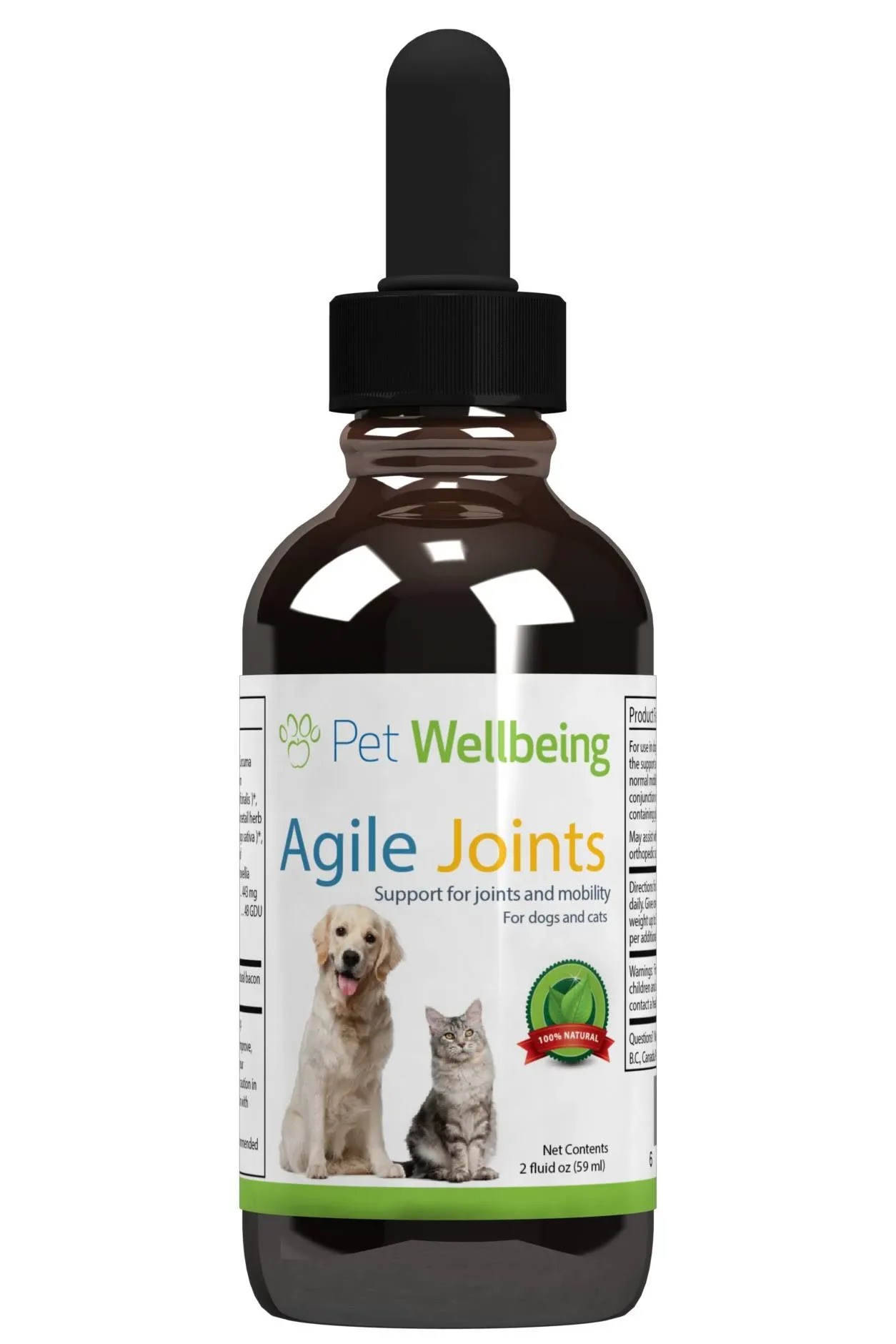 Pet Wellbeing Agile Joints - Dog Arthritis and Joint Support