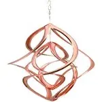 14 x 12  Copper Plated Stainless Steel  Double Helix CosmixWind Spinner