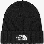 The North Face Kids' Box Logo Cuffed Beanie, TNF Black