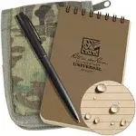 Rite in the Rain Weatherproof 3&#034; x 5&#034; Top-Spiral Notebook Kit: MultiCam CORDU...