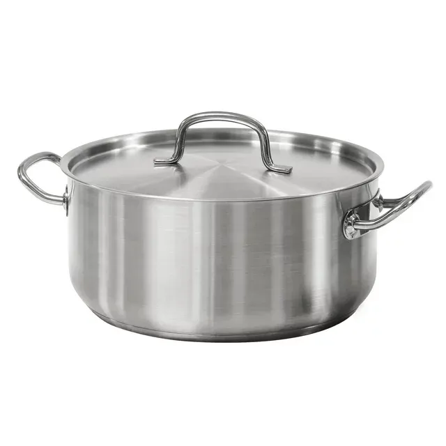 Tramontina Covered Dutch Oven Pro-Line Stainless Steel 9-Quart, 80117/576DS