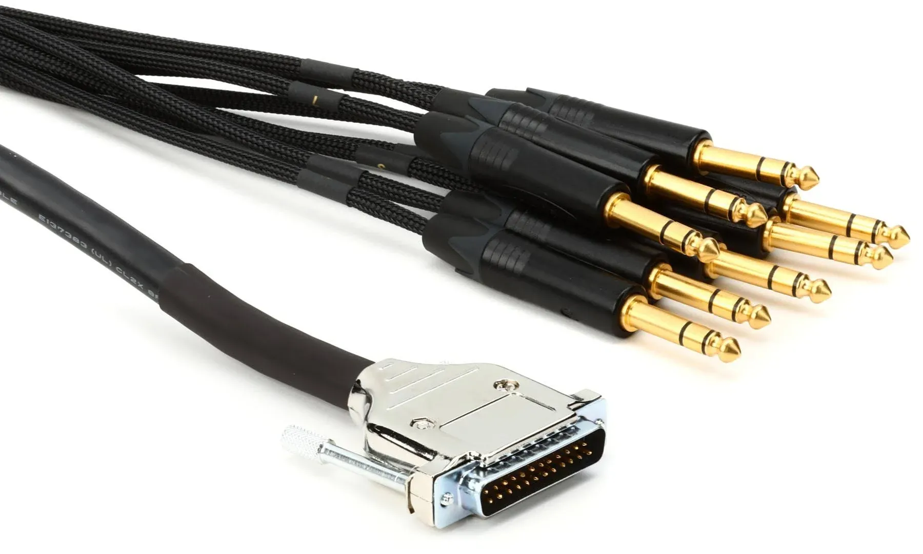 Mogami Gold 8 Channel DB25-TRS Snake Cable 5 ft.