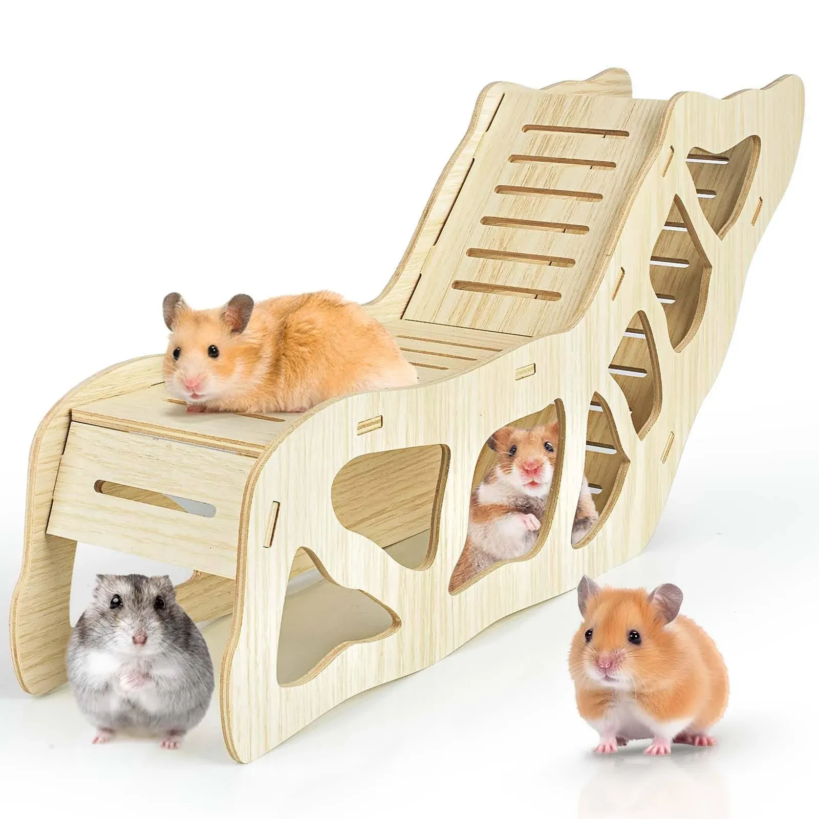 Hamster Tunnel Hamster Hideout Climbing Hamster Ladder for Burying in Hamster...