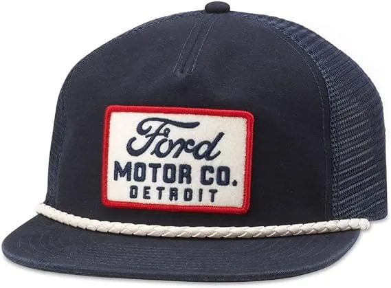 AMERICAN NEEDLE Officially Licensed Ford Motor Co. Adjustable Hat Baseball Cap OSFA New